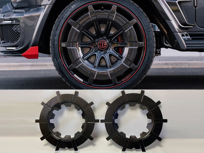 scs Wheel Caps Covers R22 R23 R24 Rocket for Mercedes Benz G W463A 4pcs
